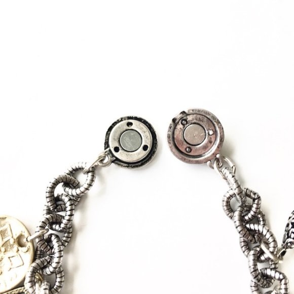 Chicos Charm Bracelet Multimedia Gold Silver - Picture 7 of 11